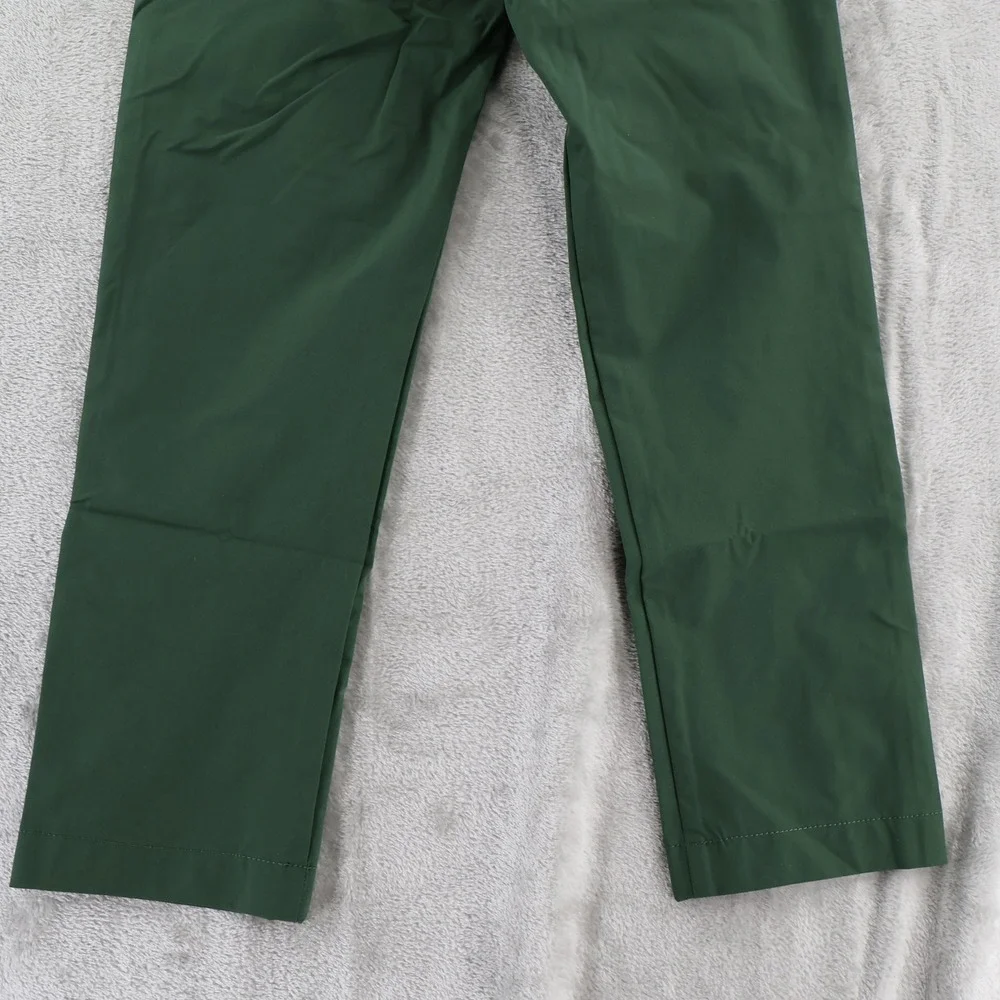 Crewcuts Slim Tech Chino Boy 7 Green Performance Adjustable Waist Preppy $70 NWT